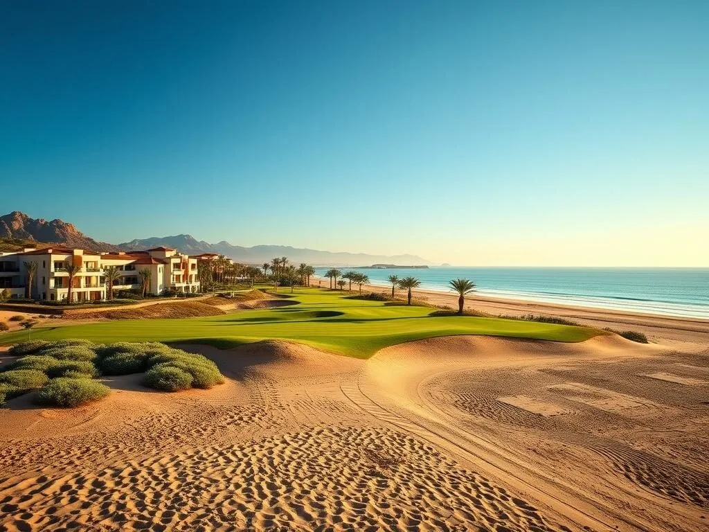 Cabo Negro beach and golf resort near M'diq Morocco with Mediterranean views