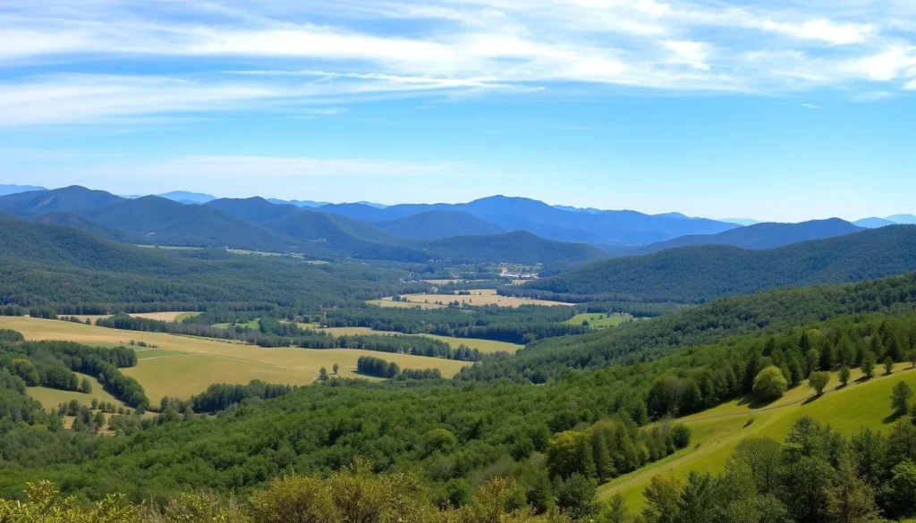 Canaan Valley State Park with mountain views and outdoor recreation areas