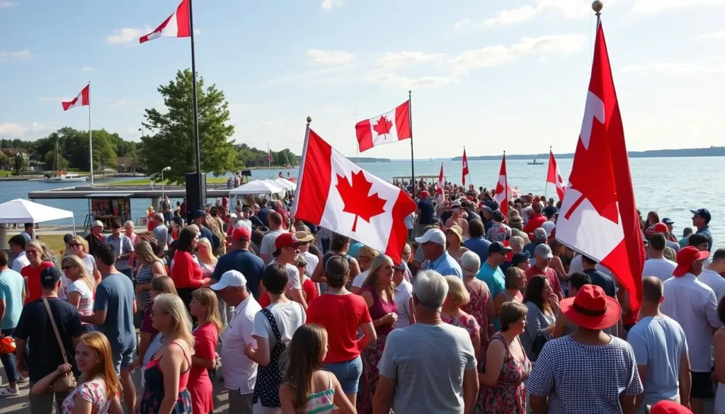 Canada Day celebrations at Joel Stone Heritage Park in Gananoque