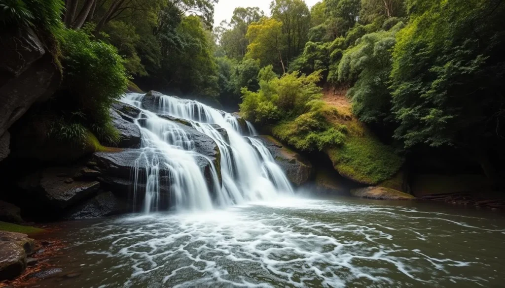 Carrington Falls waterfall near Barren Grounds Nature Reserve