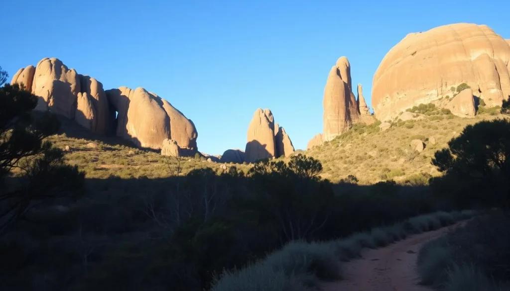 Cathedral Rock National Park near Armidale with dramatic boulder formations