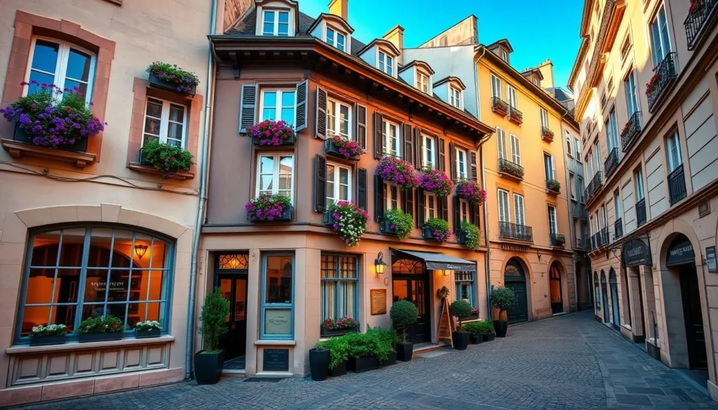 Charming boutique hotel in Vieux Lyon with traditional architecture