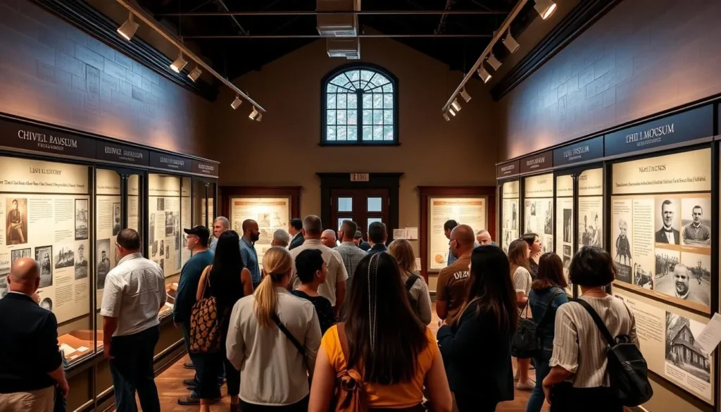 Chico Museum displaying local history exhibits related to the Bidwell family and early California