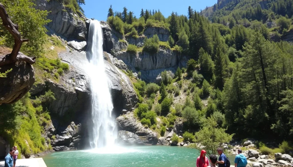 Chorrillo del Salto waterfall near El Chalten, Argentina