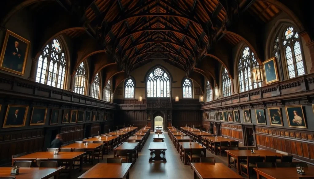 Christ Church College Great Hall that inspired Hogwarts dining hall in Harry Potter - Oxford England best things to do Christ Church College Great Hall that inspired Hogwarts dining hall in Harry Potter - Oxford England best things to do