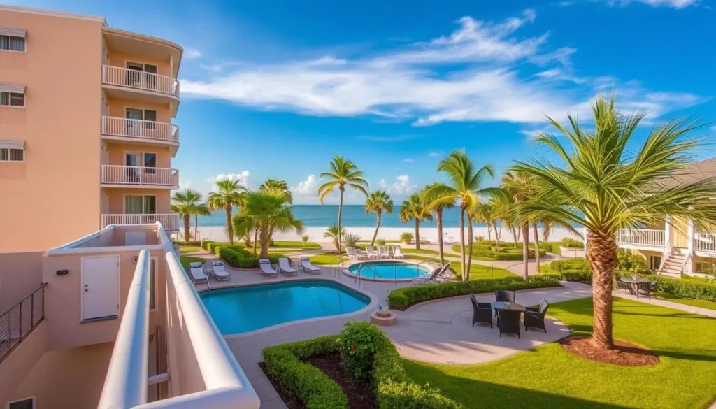 Coastal accommodations near Port St. Joe with view of St. Joseph Bay
