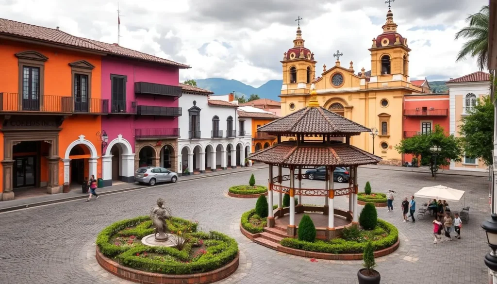 Colonial architecture in Orizaba's historic downtown near Cañón del Río Blanco National Park