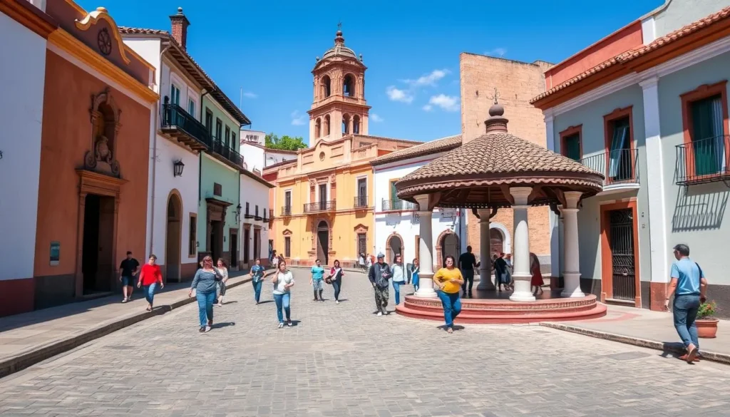 Colonial architecture in the Magical Town of El Fuerte, Sinaloa