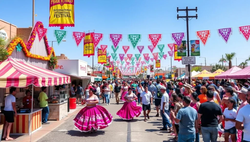 Colorful celebration at the annual Pharr-Reynosa International Festival Colorful celebration at the annual Pharr-Reynosa International Festival