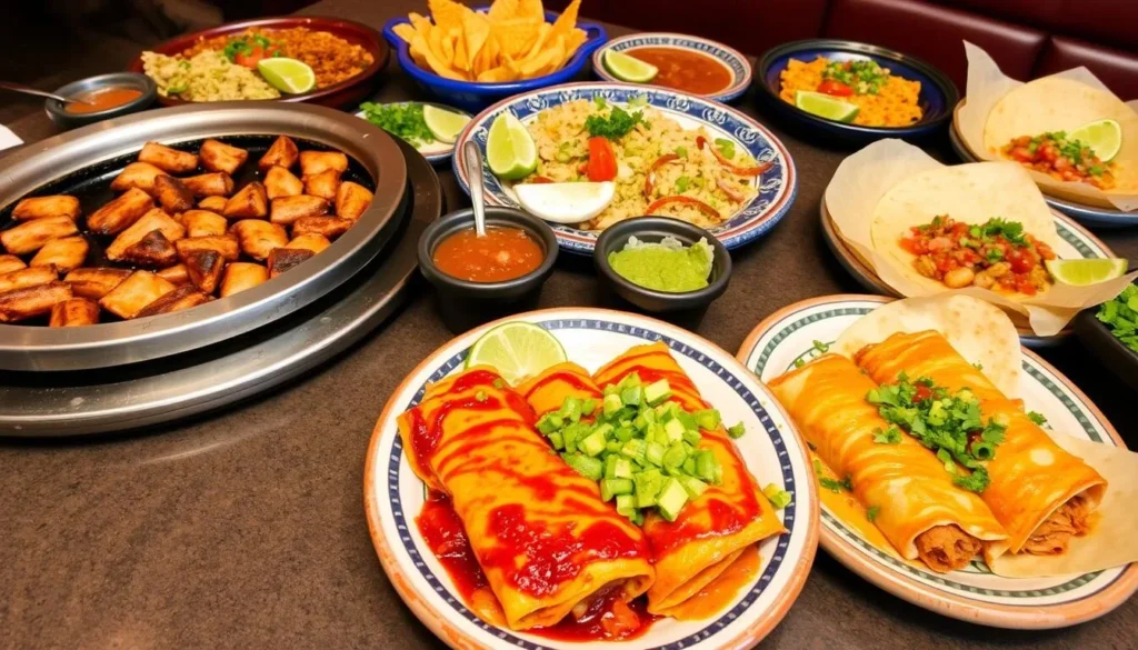 Colorful display of Tex-Mex cuisine at a popular Richardson restaurant