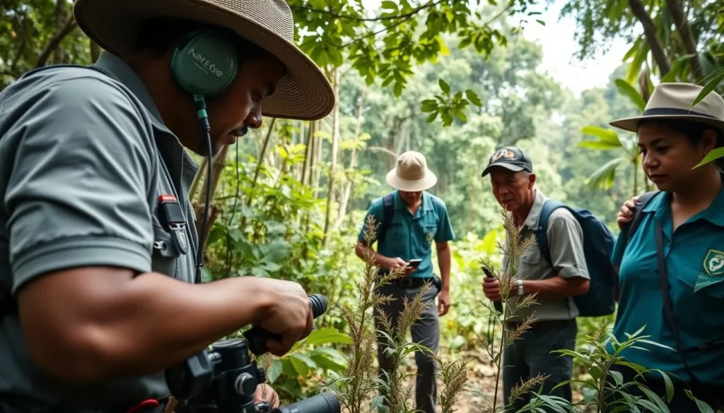 Conservation efforts in Alejandro de Humboldt National Park showing protected endemic plant species