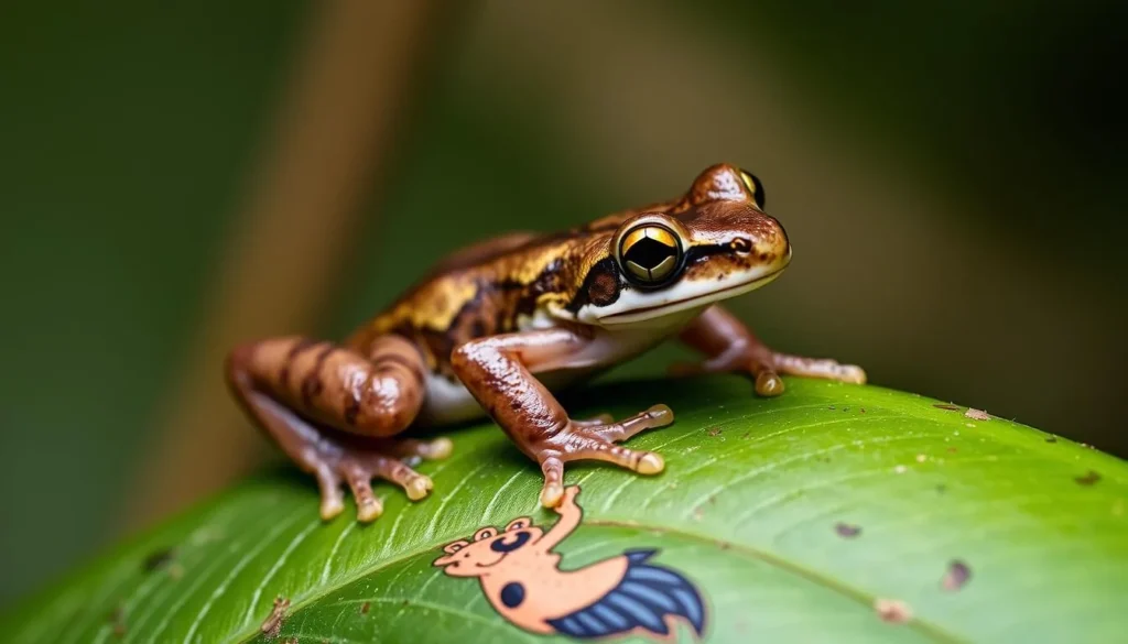 Coquí frog, Puerto Rico's iconic tiny amphibian found in El Yunque