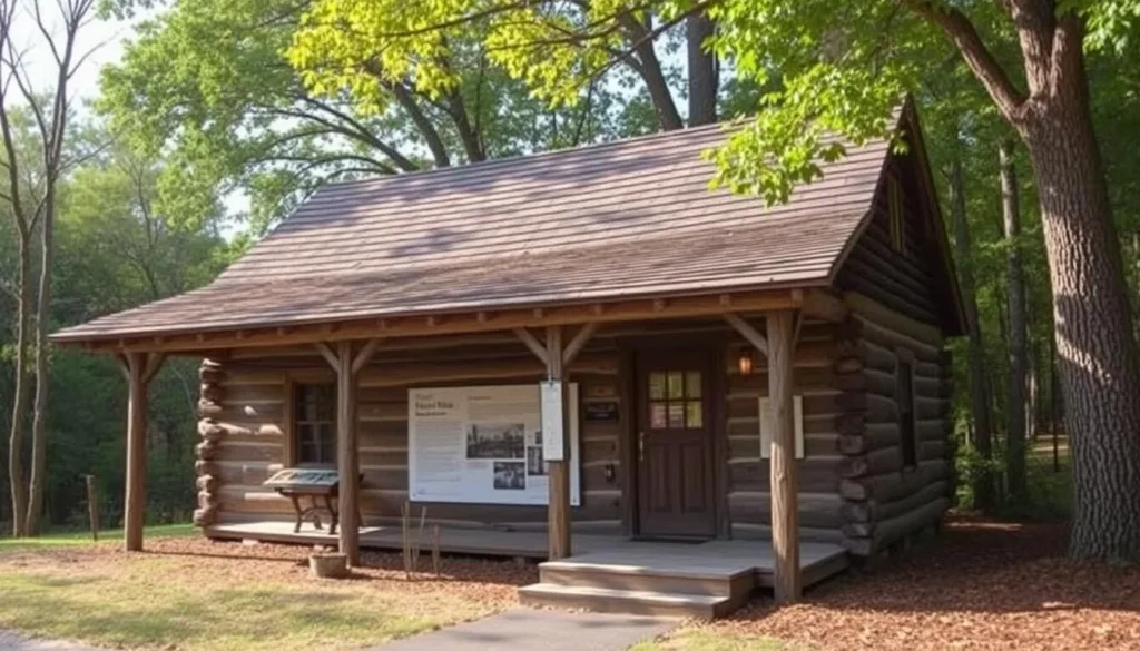 Cordell Hull Birthplace and Museum State Park near Cordell Hull Lake, Tennessee