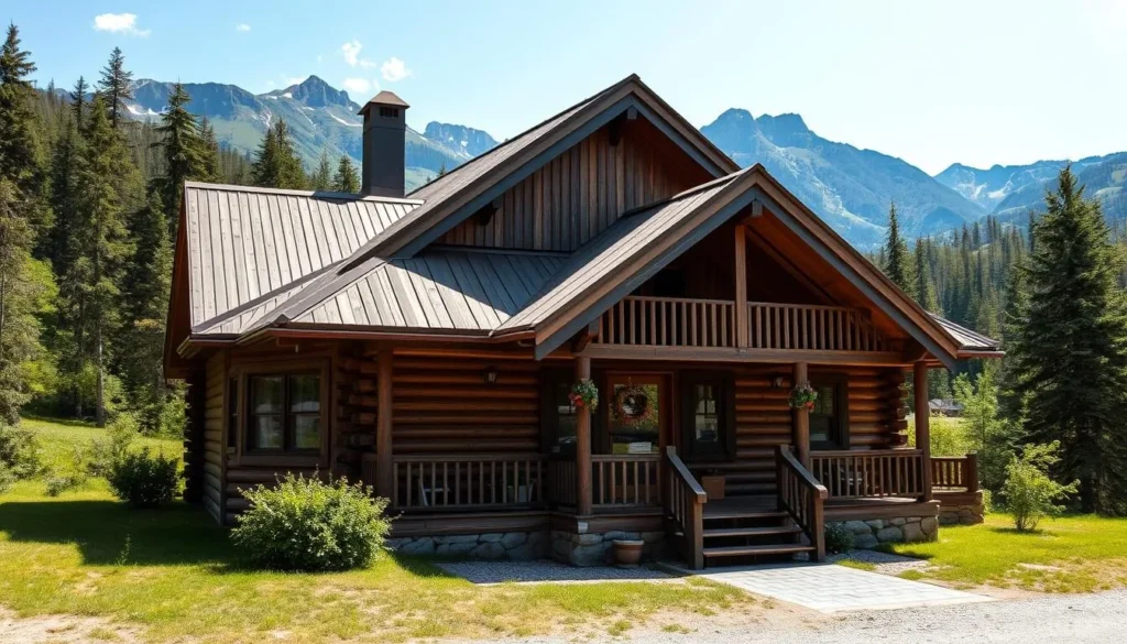 Cozy wooden guesthouse near Lake Khanka with mountain views in the background