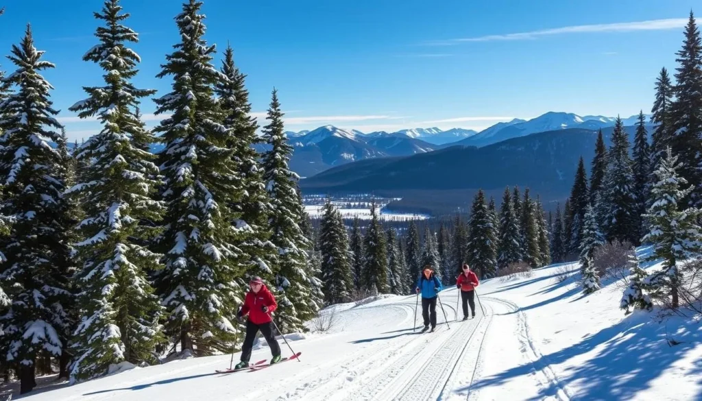 Cross-country skiing in Winter Park Colorado Cross-country skiing in Winter Park Colorado