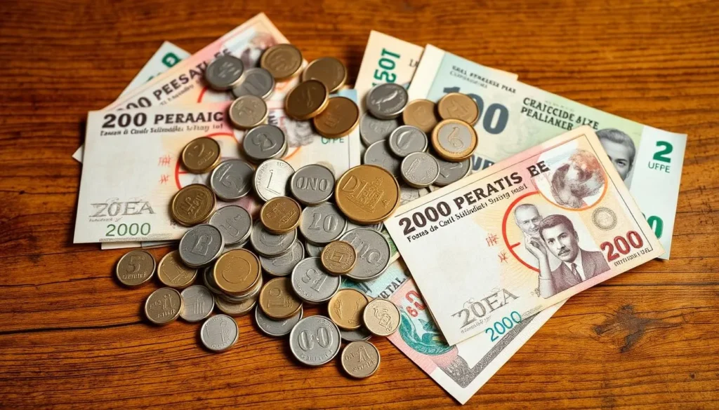 Cuban peso currency notes and coins for tipping in Cayo Coco
