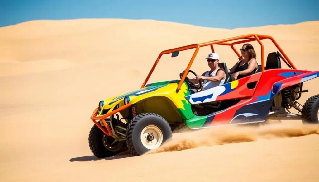 Dune buggy tour in Natal Brazil, a popular way to explore the region Dune buggy tour in Natal Brazil, a popular way to explore the region
