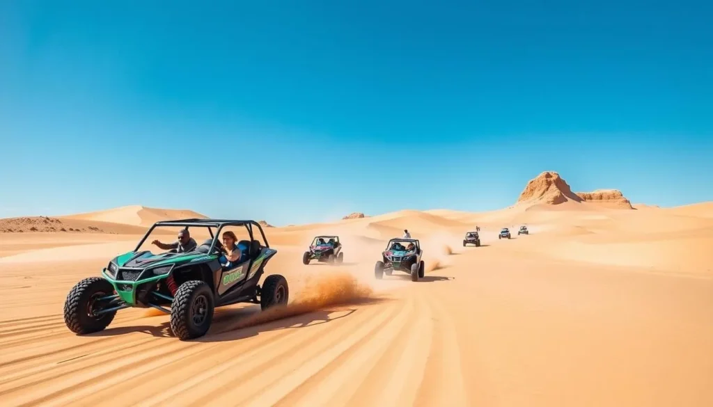Dune buggy tour through Genipabu dunes in Natal Brazil Dune buggy tour through Genipabu dunes in Natal Brazil