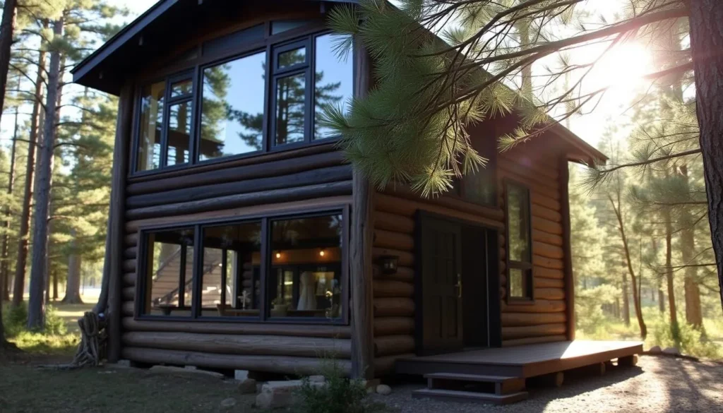 Eco-cabin accommodation near Benito Juarez National Park surrounded by pine trees Eco-cabin accommodation near Benito Juarez National Park surrounded by pine trees