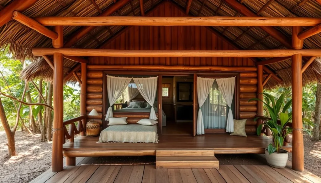 Eco-friendly bungalow accommodation at the edge of Mananara-Nord National Park