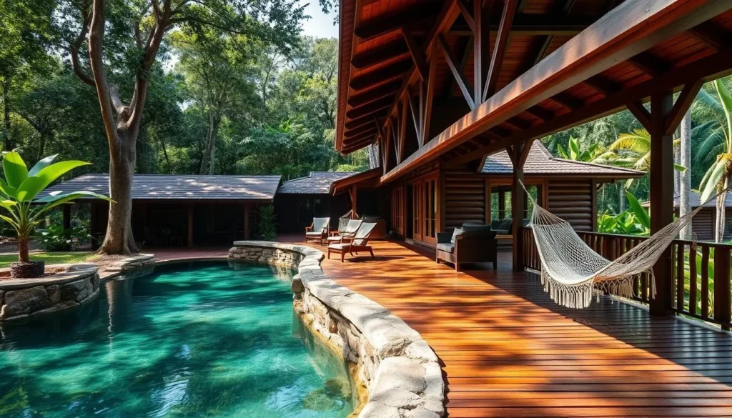 Eco-friendly lodge in Bonito with natural pool and forest surroundings