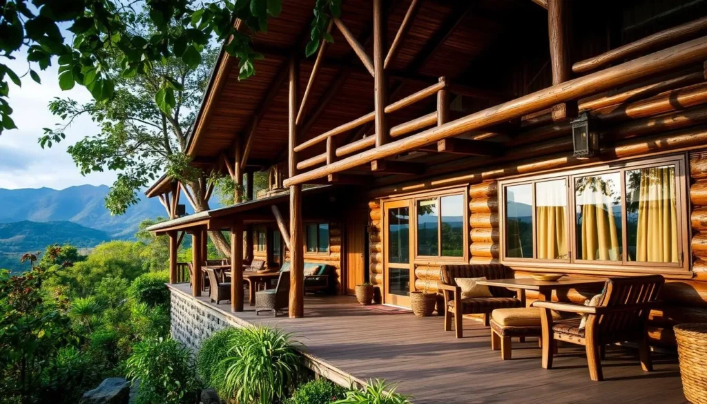 Eco-friendly lodge near Chingaza National Park with mountain views