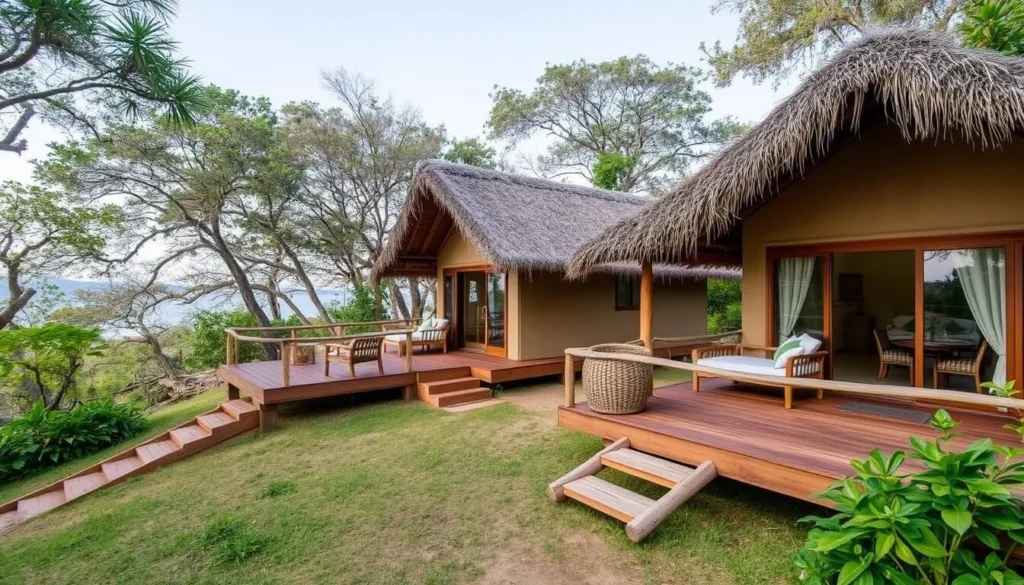 Eco-lodge accommodations near Baie de Baly National Park