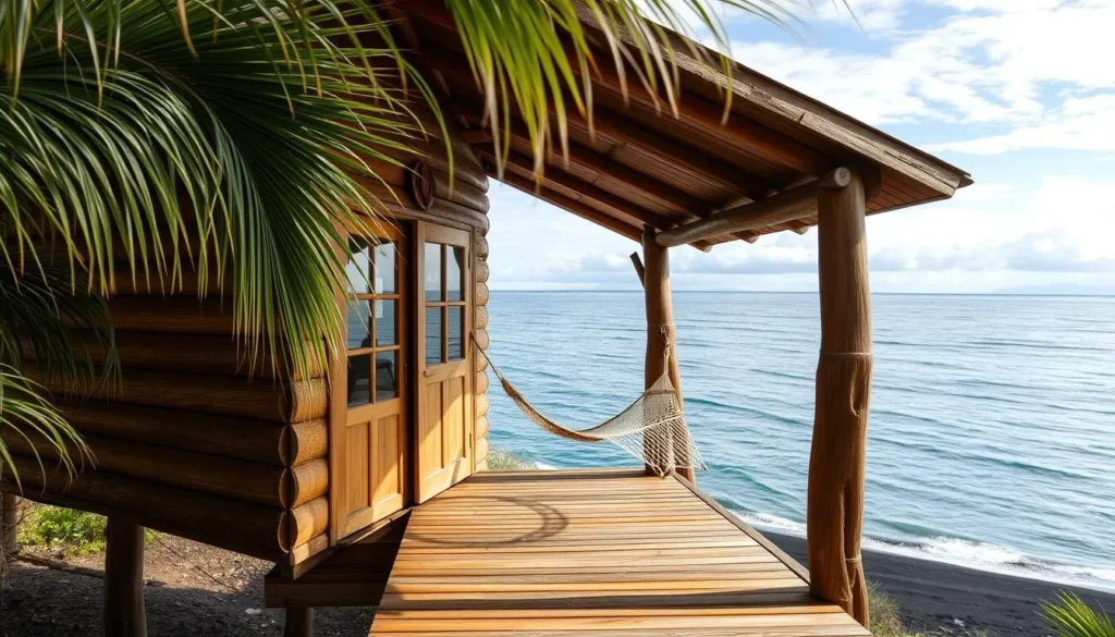 Eco-lodge cabin overlooking Pacific Ocean in Nuqui Eco-lodge cabin overlooking Pacific Ocean in Nuqui