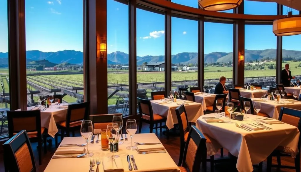 Elegant winery restaurant in Mendoza with mountain views - Mendoza Argentina things to do