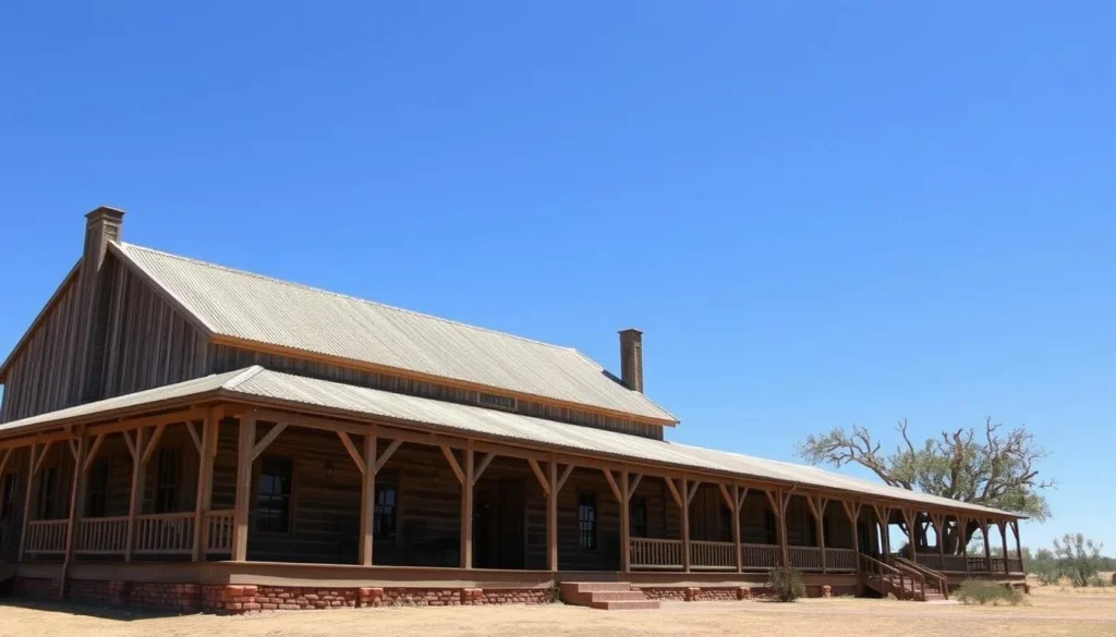 Elsey Homestead Replica in Mataranka showing traditional outback architecture