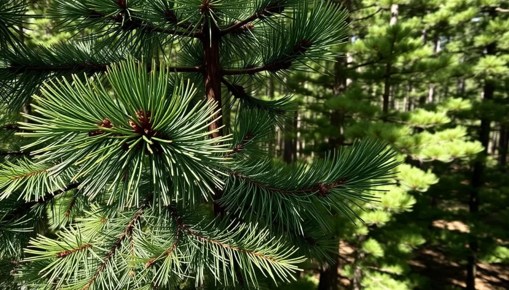 Endemic Moroccan fir trees in Talassemtane National Park forest, Morocco