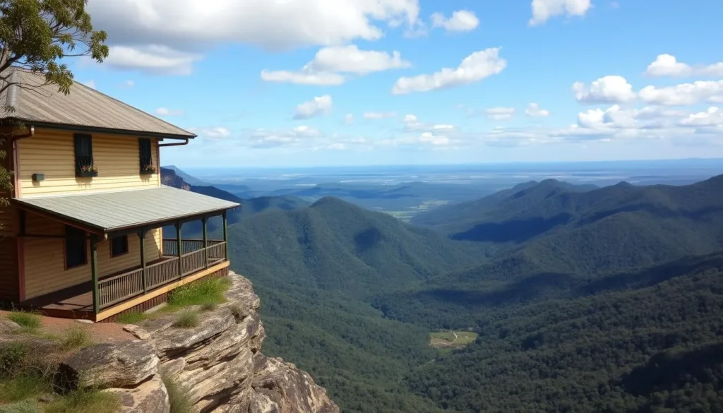 Eungella Chalet accommodation with panoramic views of Pioneer Valley, Queensland