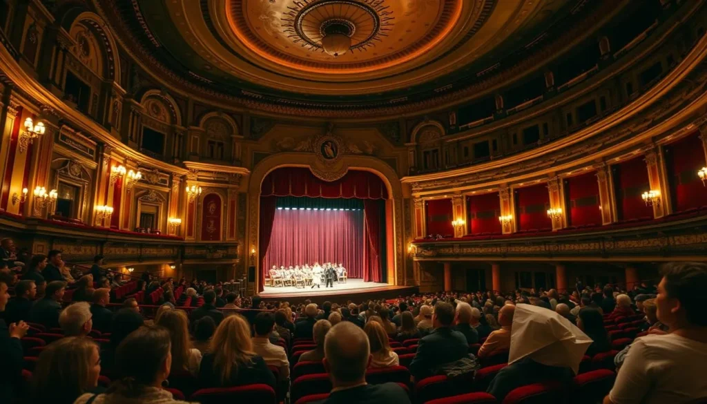 Evening performance at the Kirov Drama Theater with audience Evening performance at the Kirov Drama Theater with audience