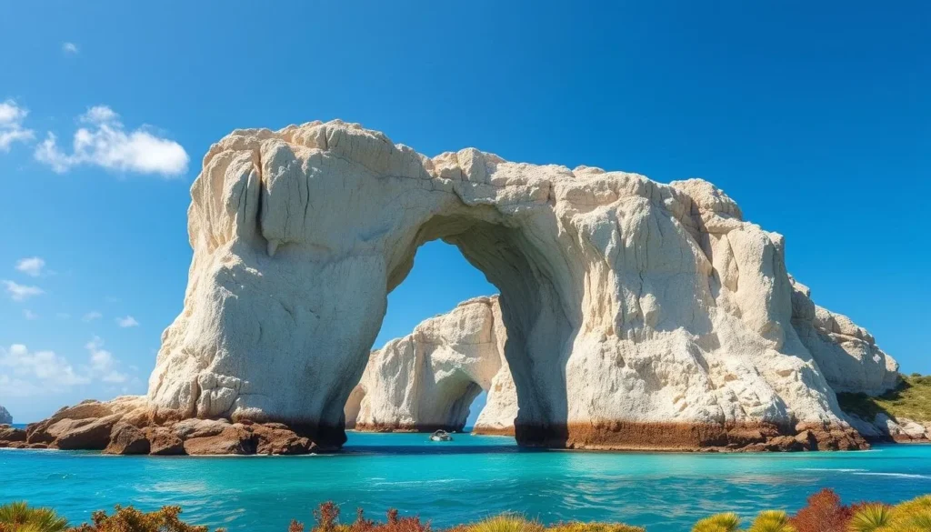 Exploring Anguilla's Arch, a natural limestone formation near Maundays Bay