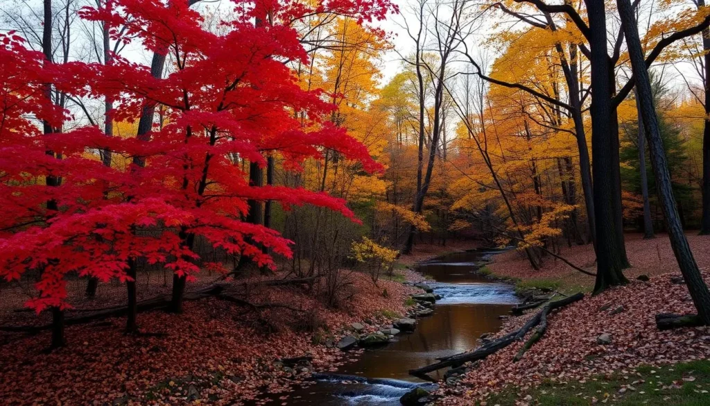 Fall colors in Big Thicket National Preserve