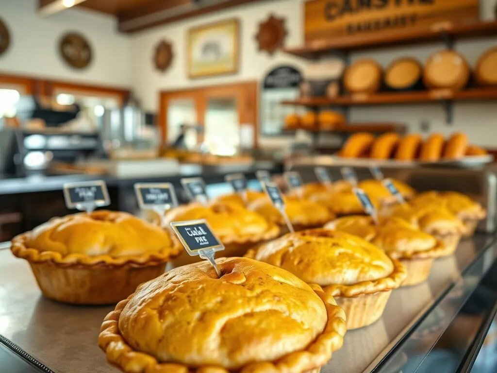 Famous curried camel pies at Birdsville Bakery in Birdsville, Queensland Famous curried camel pies at Birdsville Bakery in Birdsville, Queensland