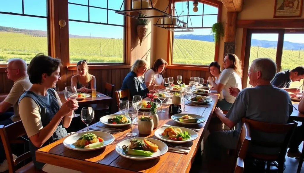 Farm-to-table restaurant in Calistoga serving local cuisine near Robert Louis Stevenson State Park