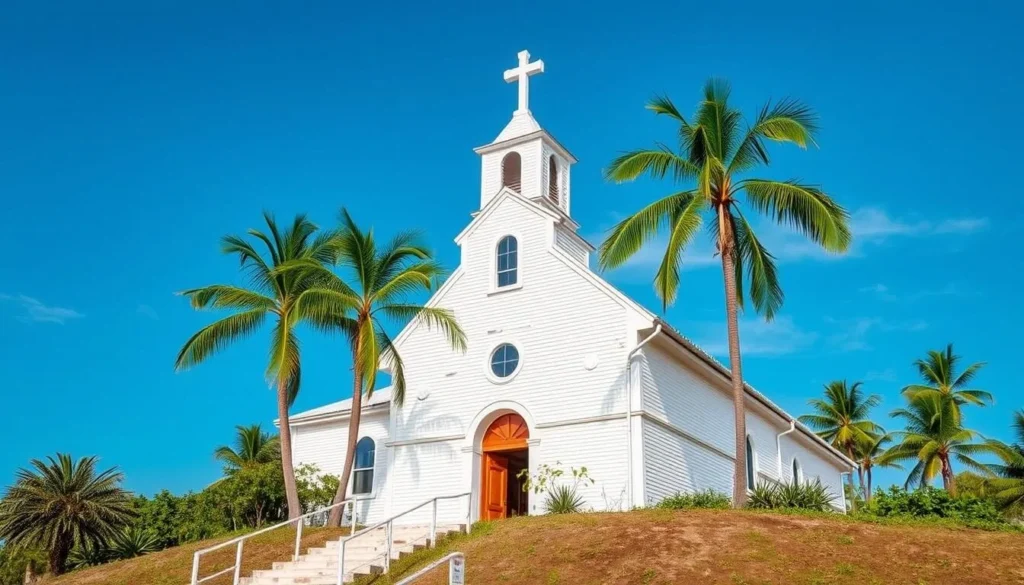 First Baptist Church in La Loma on San Andres Island Colombia