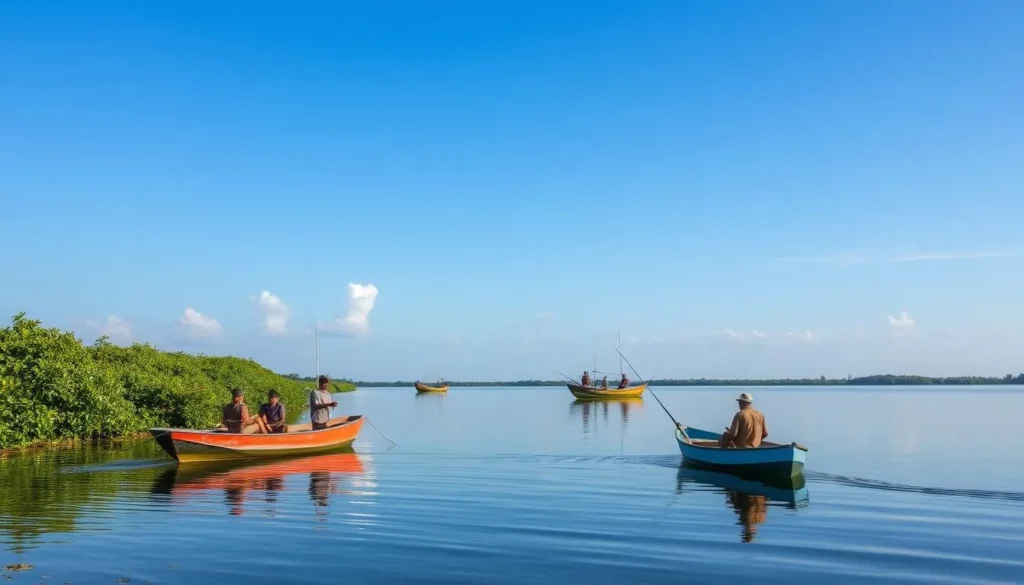 Fishing at Laguna La Redonda near Moron, Cuba