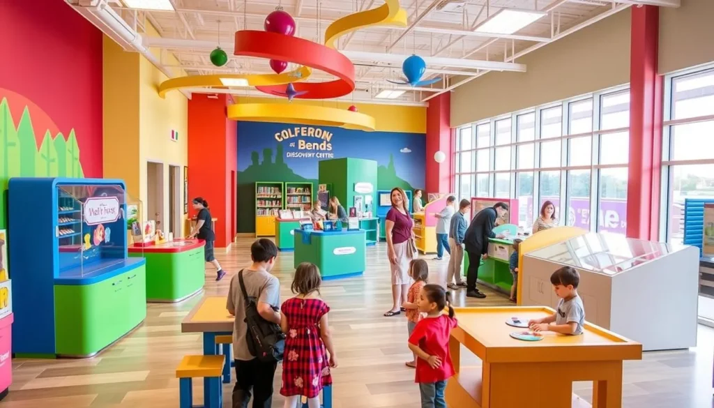 Fort Bend Children's Discovery Center in Sugar Land with children engaging in interactive exhibits