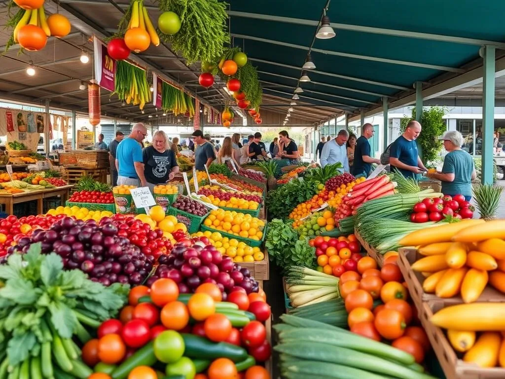 Fresh local produce at Burleigh Heads Farmers Market