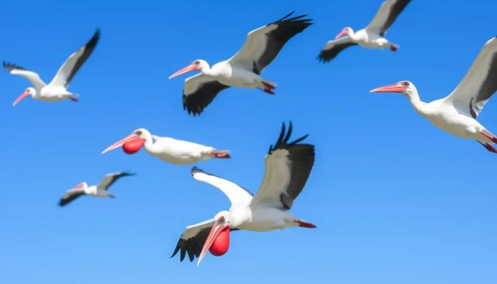 Frigate birds at the sanctuary near Palmetto Point Antigua and Barbuda