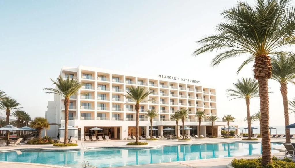 Fuwairit Kite Beach Tapestry Collection by Hilton resort exterior with beach view