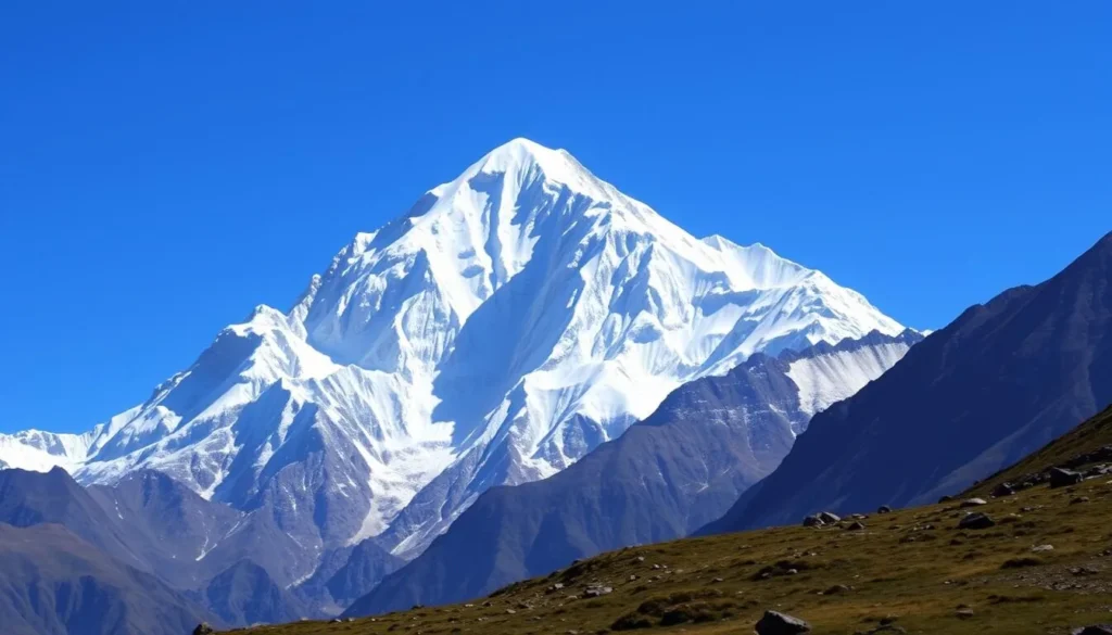 Gangkhar Puensum, the world's highest unclimbed mountain in Lunana Range, Bhutan