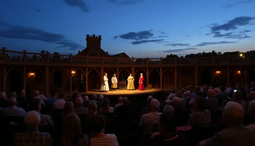 Globe Theatre performance in Odessa Texas near West Odessa Globe Theatre performance in Odessa Texas near West Odessa