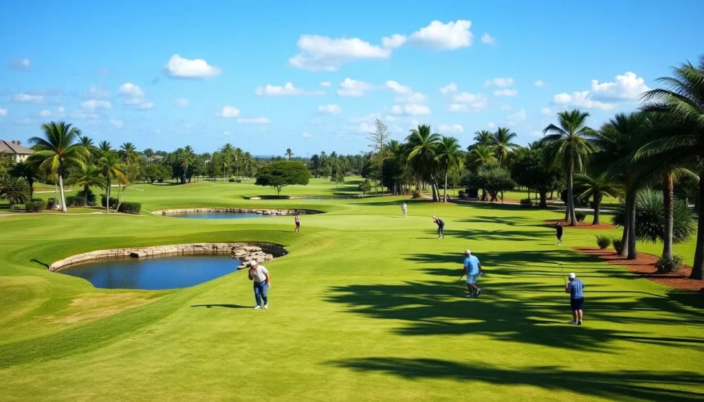 Golfers enjoying a round at one of Pharr's nearby golf courses Golfers enjoying a round at one of Pharr's nearby golf courses