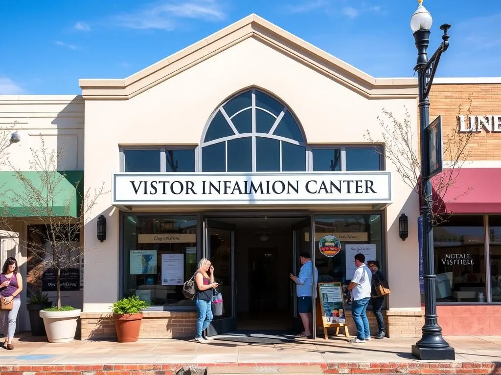 Grapevine Visitor Information Center on Main Street