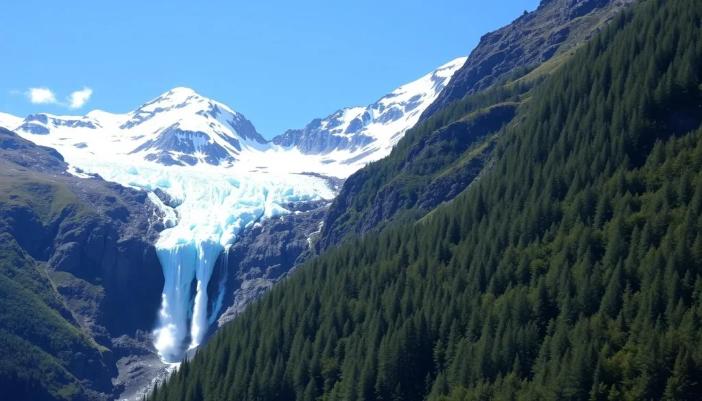 Hanging Glacier (Ventisquero Colgante) in Queulat National Park