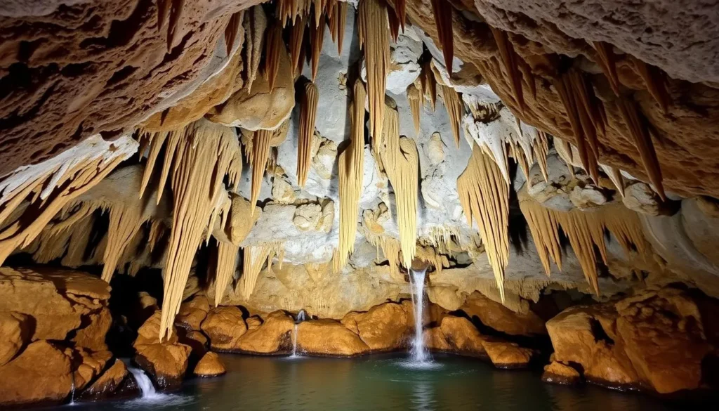 Harrison's Cave in Barbados, a perfect attraction to visit during rainy season