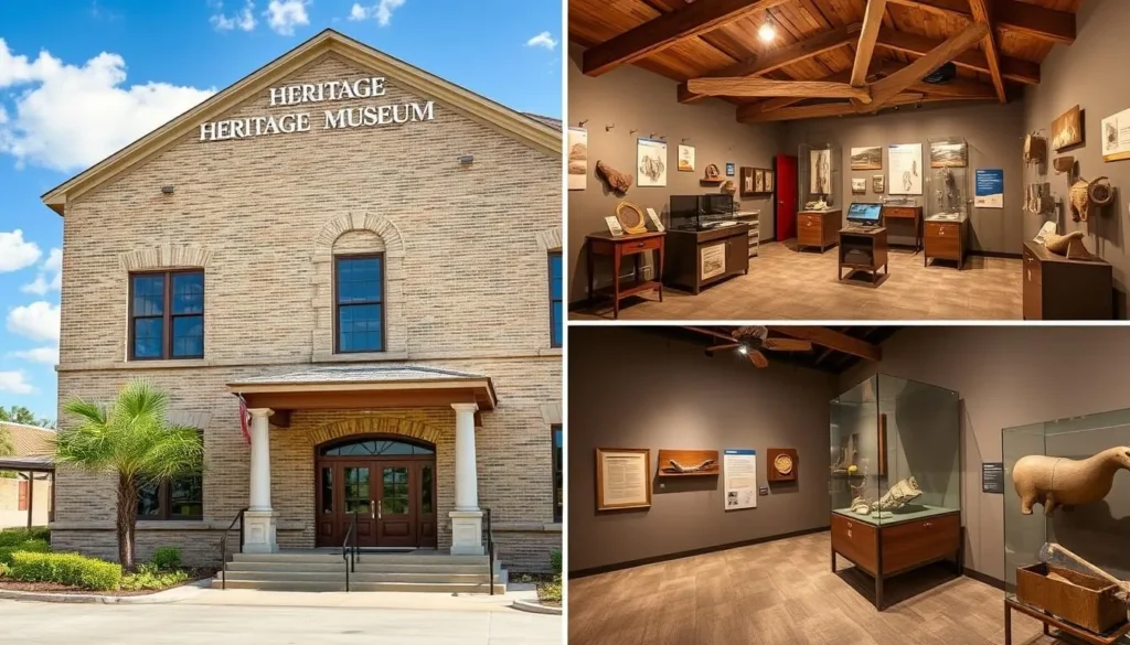 Heritage Museum of Montgomery County in Conroe with historic exhibits